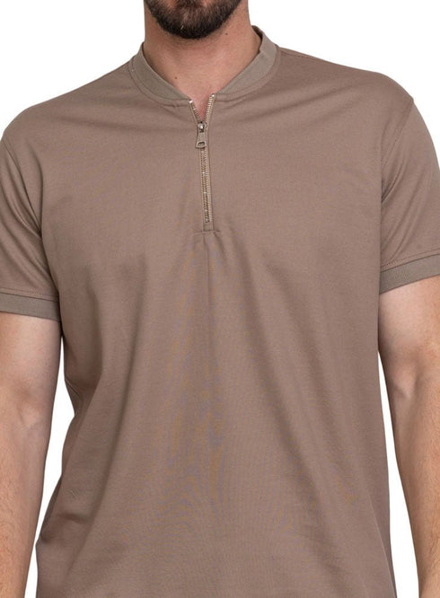Coffee Bickeh Zipper T-Shirt - Khotwh